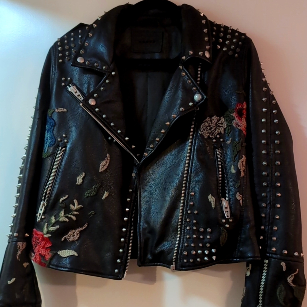 Blanka  studded embroidered jacket